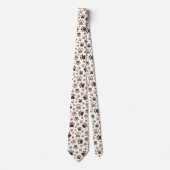 Paw Prints Tie Stropdas (Voorkant)