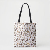 Paw Prints Tote Bag (Voorkant)