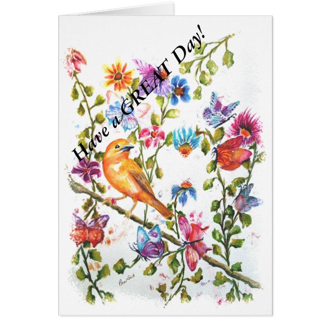 PAW PRINTS YELLOW BIRD (Voorkant)