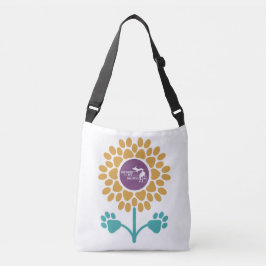 Paw Prints Zonnebloem Crossbody of Schoudertas Tas
