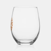 Paw Pumpkin Paw Print Honden Thanksgiving Wijnglas Zonder Voet (Links)