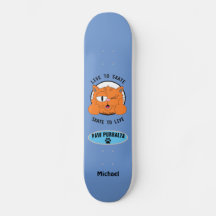 Paw Purralta Cartoon Kat Señor Gato Skateboard