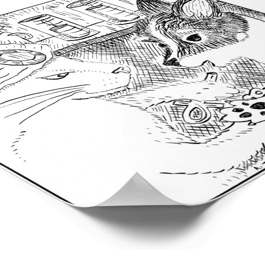 Paw Reading Poster (Hoek)