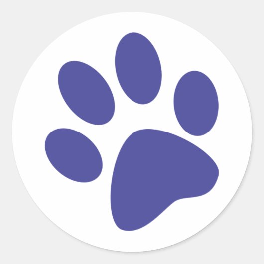 Paw Ronde Sticker (Voorkant)