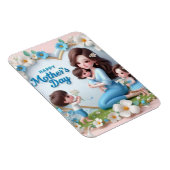 Paw-sensitive Moments: Westie Foto Magneet (Rechterzijde)