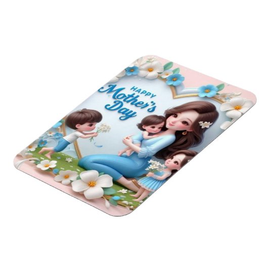 Paw-sensitive Moments: Westie Foto Magneet (Linkerzijde)