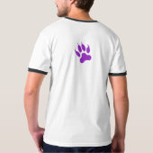 Paw-sensitive Vibes Pet Dad Retro T-shirt (Achterkant)
