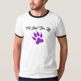 Paw-sensitive Vibes Pet Dad Retro T-shirt