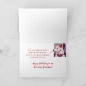 Paw-sitief Groot-Eet Birthday Grandma Dog Fun Kaart (Binnen)