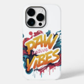 Paw-sitive Vibes" in meerdere kleuren: Case-Mate iPhone Case (Achterkant)