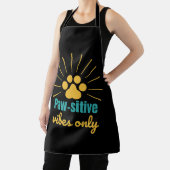 Paw-sitive Vibes Only cat lover Schort (Insitu)