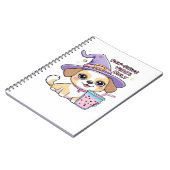 Paw-sitive Vibes Only � Cute Dog With Bubble Tea a Notitieboek (Linkerzijde)