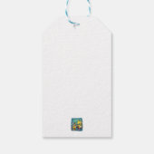 Paw-sitively Frightful | Monstrous Cats Halloween  Cadeaulabel (Achterkant)