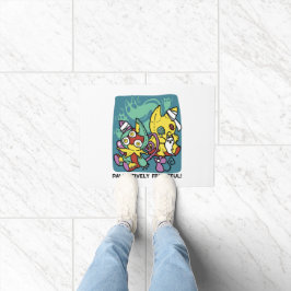 Paw-sitively Frightful | Monstrous Cats Halloween  Deurmat