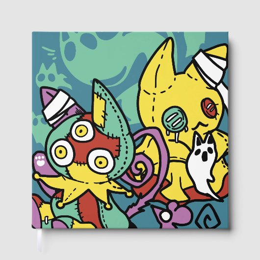 Paw-sitively Frightful | Monstrous Cats Halloween  Gastenboek (Voorkant)