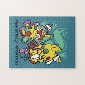 Paw-sitively Frightful | Monstrous Cats Halloween  Legpuzzel (Horizontaal)