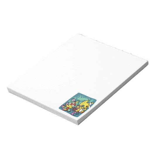 Paw-sitively Frightful | Monstrous Cats Halloween Notitieblok (Linkerzijde)