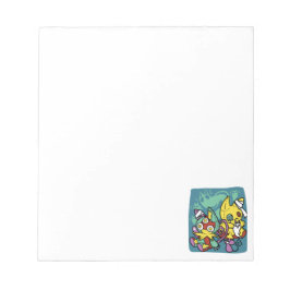 Paw-sitively Frightful | Monstrous Cats Halloween  Notitieblok