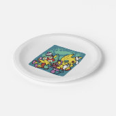 Paw-sitively Frightful | Monstrous Cats Halloween  Papieren Bordje (Gekanteld)