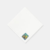 Paw-sitively Frightful | Monstrous Cats Halloween Servet (Hoek)