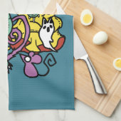 Paw-sitively Frightful | Monstrous Cats Halloween  Theedoek (Quarter Fold)