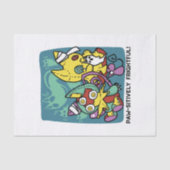 Paw-sitively Frightful | Monstrous Cats Halloween  Tissuepapier (Voorkant)