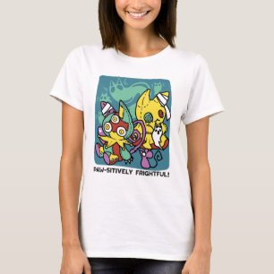 Paw-sitively Verschrikkelijk Monstereuze Katten T-shirt