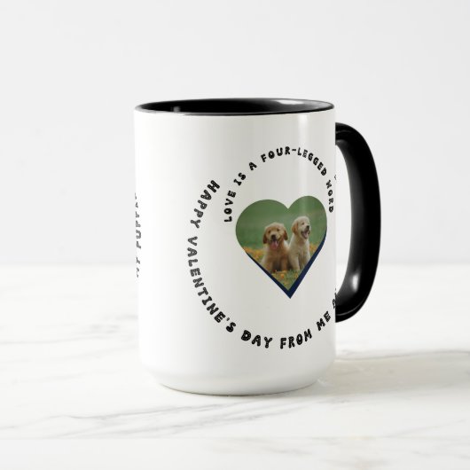 Paw-some aangepaste Hondenliefhebber Mok (Voorkant rechts)