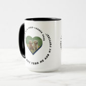 Paw-some aangepaste Hondenliefhebber Mok (Voorkant links)