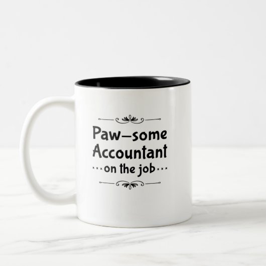 Paw-some Accountant Mok (Links)