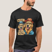 Paw-some Dad - Grappig Hond T-shirt (Voorkant)
