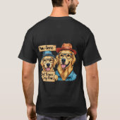 Paw-some Dad - Grappig Hond T-shirt (Achterkant)