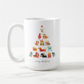 Paw-some kerstboom - een staart-kwispelende vakant koffiemok (Links)