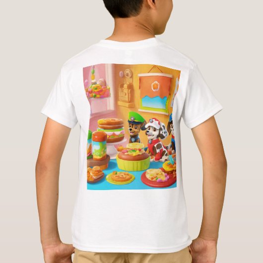 Paw-some Marmalade Fiesta Kinder T-shirt (Achterkant)