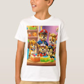 Paw-some Marmalade Fiesta Kinder T-shirt (Voorkant)