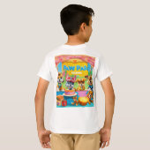 Paw-some Marmalade Fiesta Kinder T-shirt (Achterkant volledig)