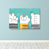 Paw-some Pals Canvas Afdruk (Insitu (Houten vloer))