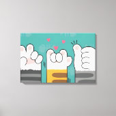 Paw-some Pals Canvas Afdruk (Voorkant)