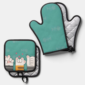 Paw-some Pals Ovenwant & Pannenlap Set