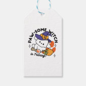 Paw-some Witch in Training - Schattigee Halloween- Cadeaulabel (Voorkant)