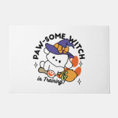 Paw-some Witch in Training - Schattigee Halloween- Deurmat (Voorkant)