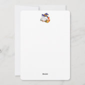 Paw-some Witch in Training - Schattigee Halloween- Feestdagenkaart (Achterkant)