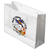 Paw-some Witch in Training - Schattigee Halloween- Groot Cadeauzakje (Voorkant Gekanteld)