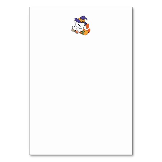 Paw-some Witch in Training - Schattigee Halloween- Kaart (Achterkant)