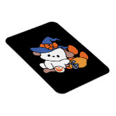 Paw-some Witch in Training - Schattigee Halloween- Magneet (Rechterzijde)