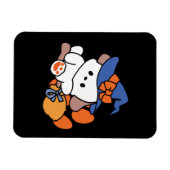 Paw-some Witch in Training - Schattigee Halloween- Magneet (Horizontaal)