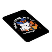 Paw-some Witch in Training - Schattigee Halloween- Magneet (Rechterzijde)