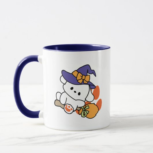 Paw-some Witch in Training - Schattigee Halloween- Mok (Links)