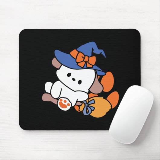 Paw-some Witch in Training - Schattigee Halloween- Muismat (Met muis)