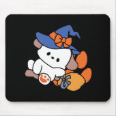 Paw-some Witch in Training - Schattigee Halloween- Muismat (Voorkant)